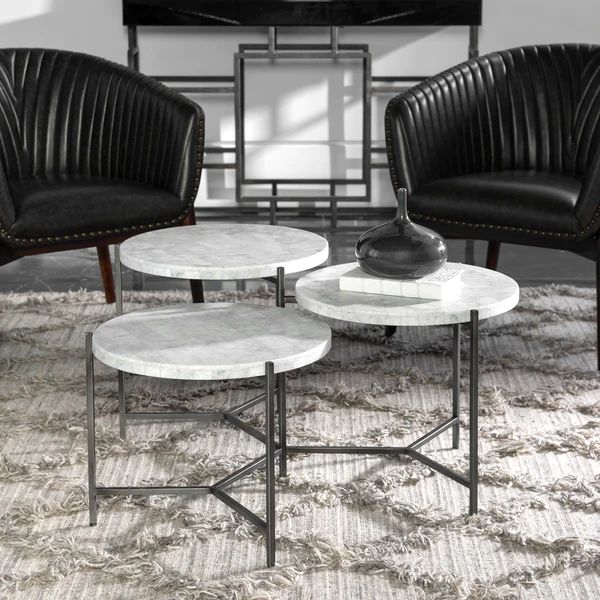 modern light luxury living room table set of 3 coffee tables living room accent coffee table