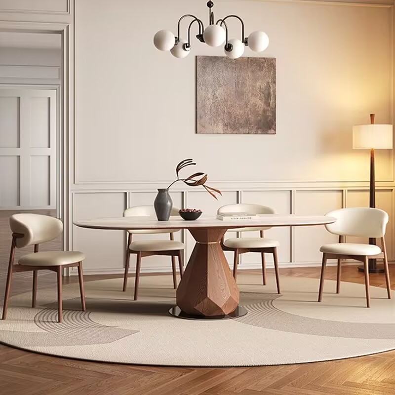 modern-style-simple-design-wood-dining-table